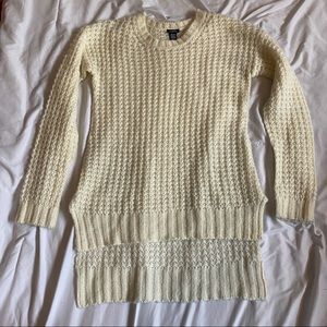 Cream Oversized Sweater